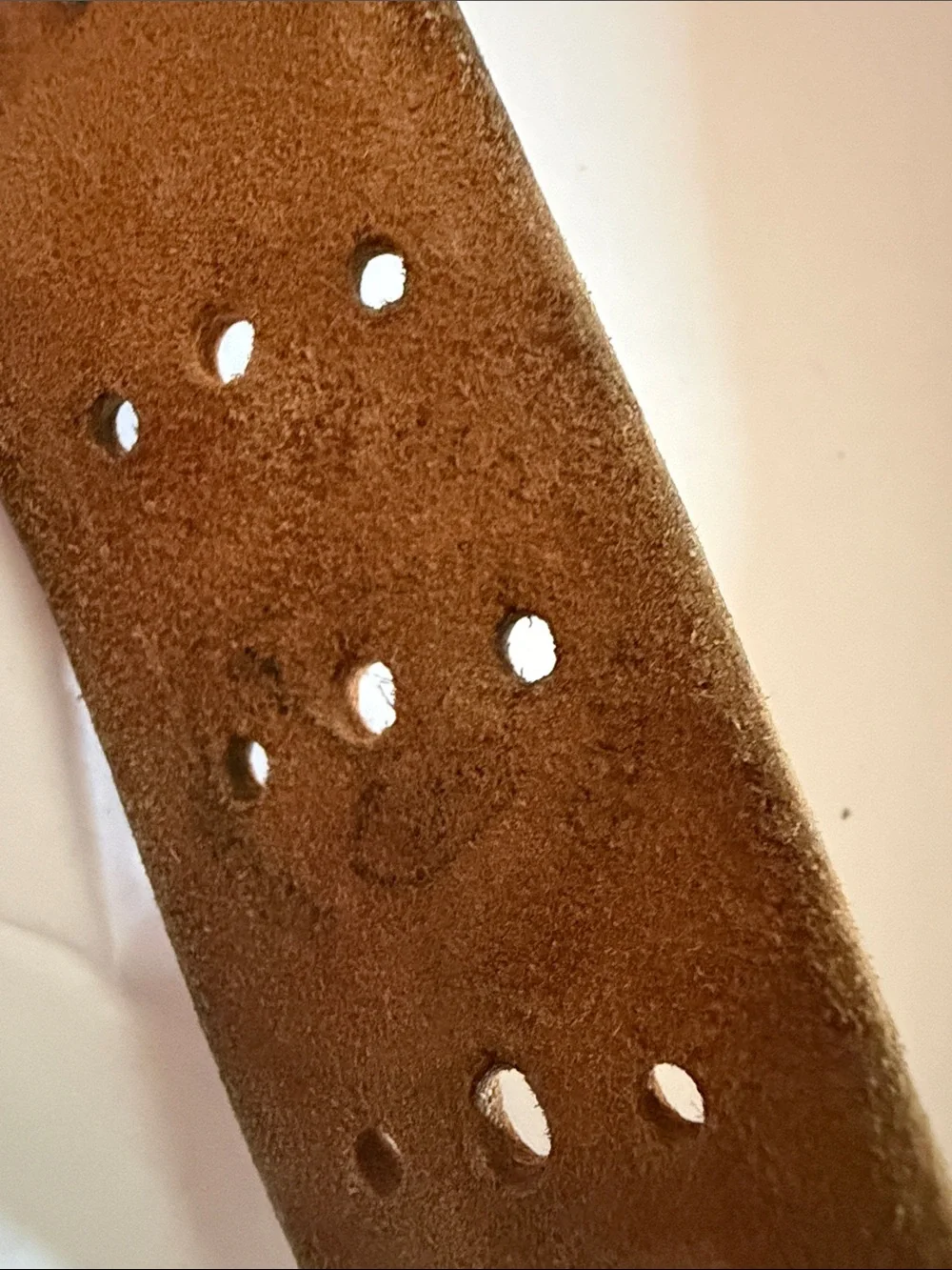 Vintage Brown Leather Belt 2” Studded NEW YORK Turquoise Western Y2K 38”